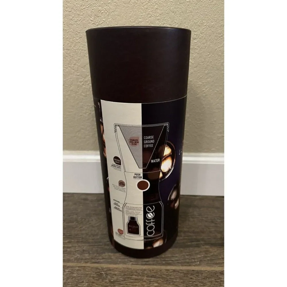 FOX x Asobu Coldbrew Portable Coffee Maker w/Vacuum Insulated‎ Portable Brewer
